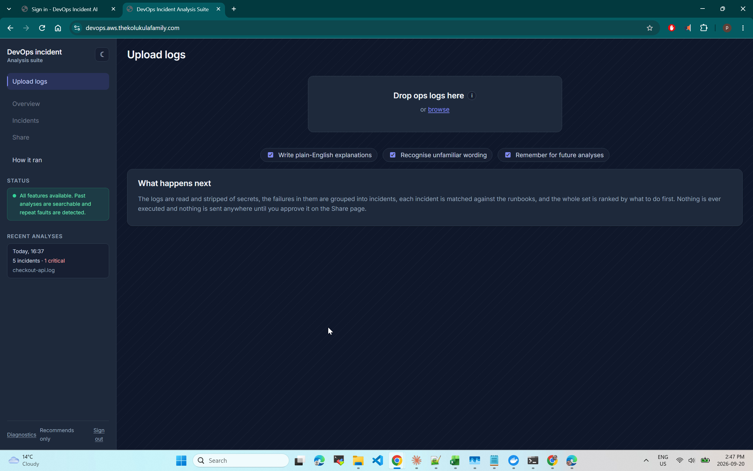 Dark mode